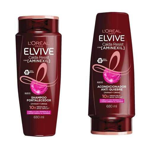 2 Pack Elvive Caída Full Resist Shampoo + aconditioner